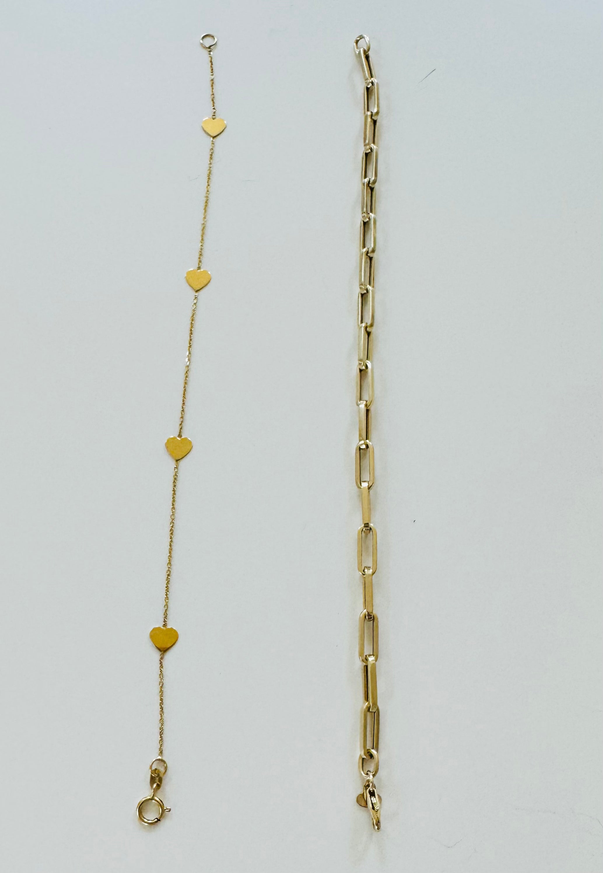 14K Heart Bracelet